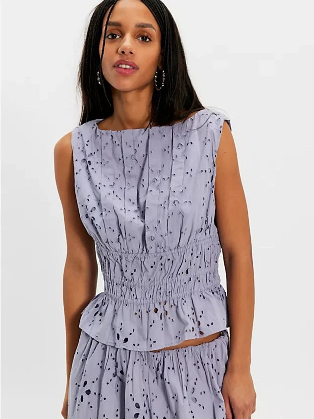 Free People Jude Eyelet Top